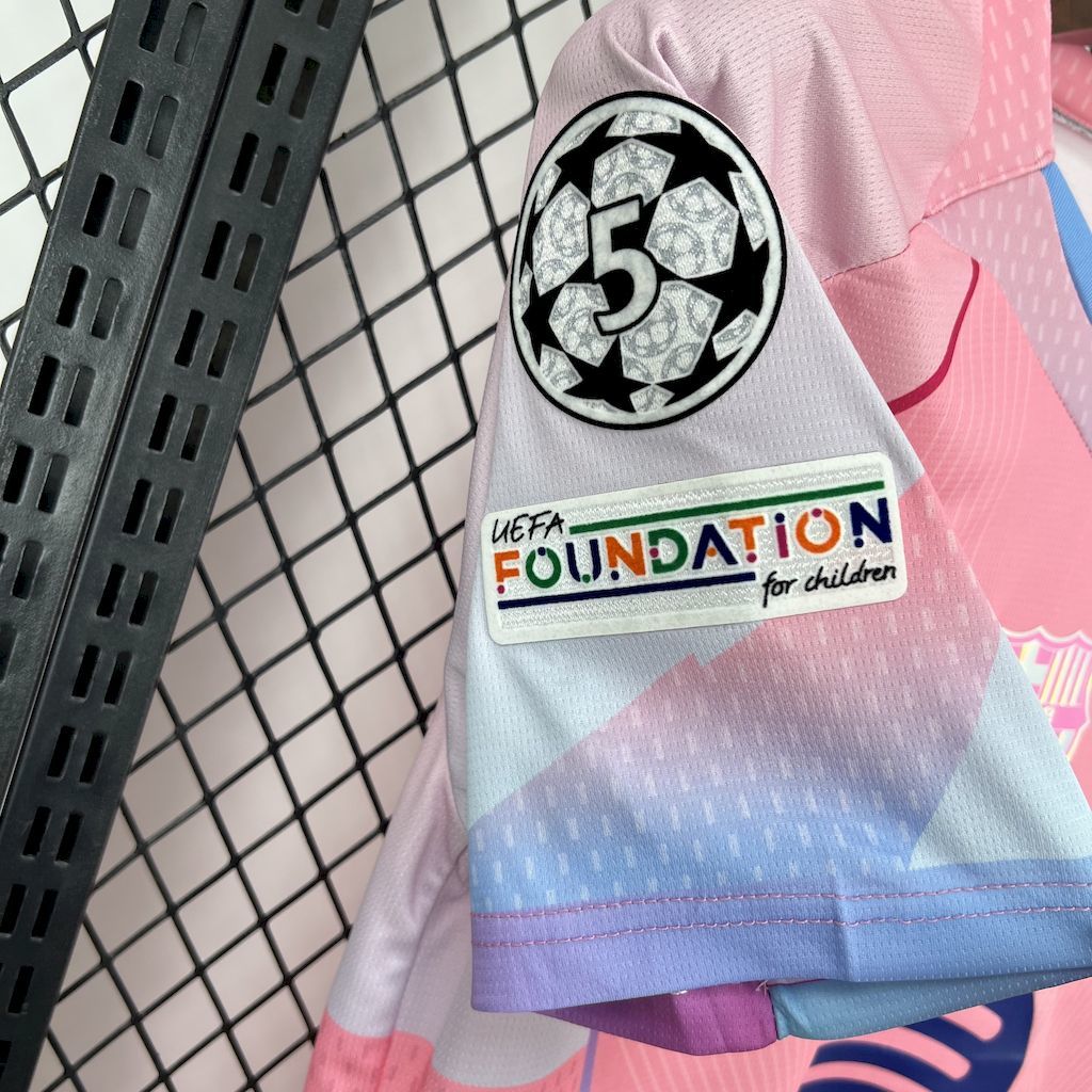Barcelona 2025-26 pink special edition Football jersey S-XXL