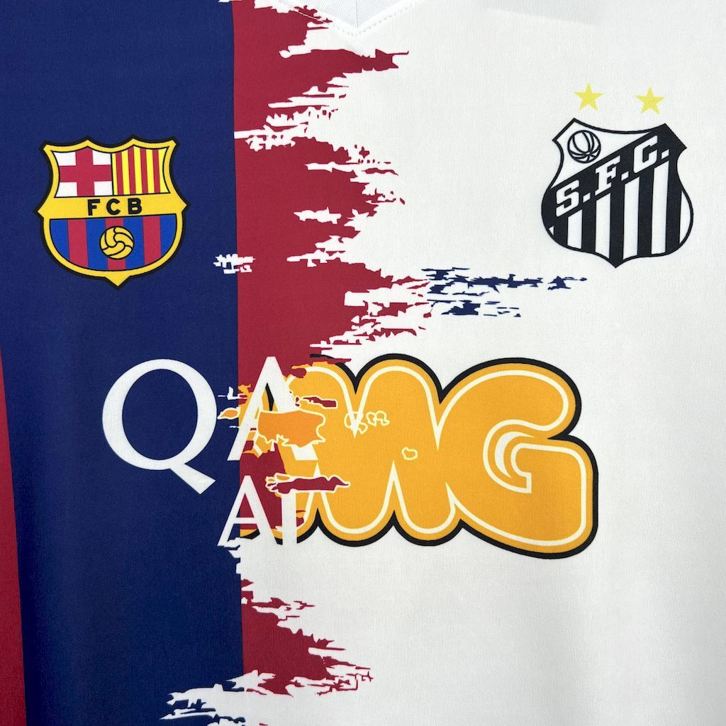 Neymar da Silva Santos Júnior 2025-26 Barcelona-Santos Jersey S-XXL