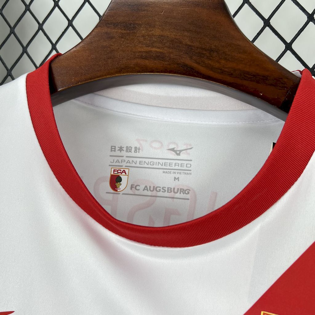 FC Augsburg 2025-26 Home Football Jersey S-XXL