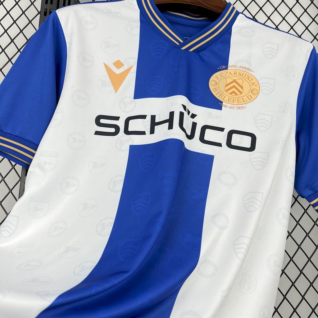 Arminia Bielefeld 2024-25 125th Anniversary Edition Football Jersey S-XXL