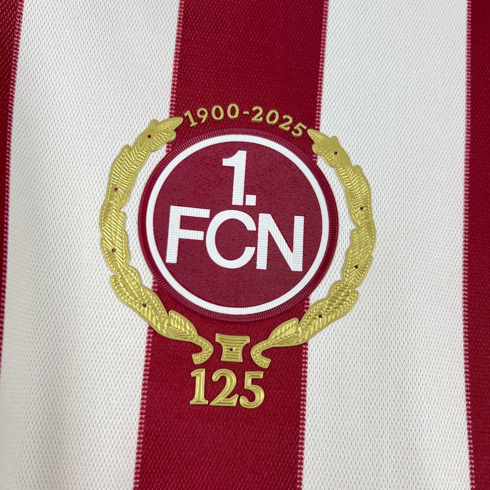 1. FC Nurnberg 2025-26 125th Anniversary Football jersey S-XXL