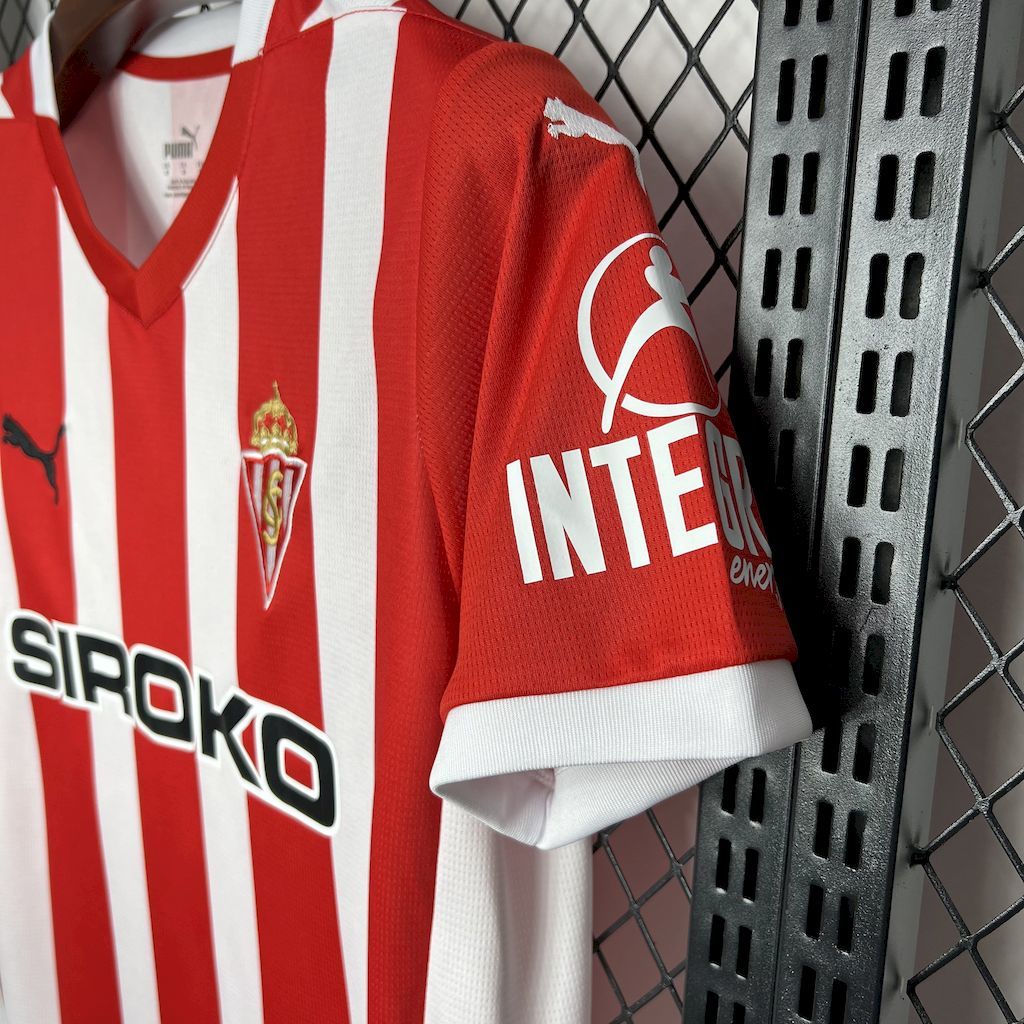 Sporting de Gijon 2024-25 Home Jersey S-XXL S-XXL