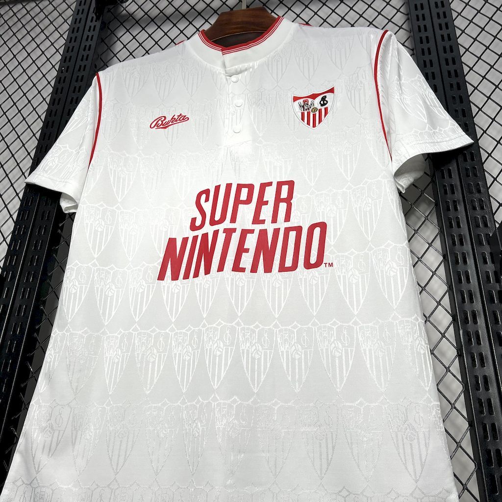 Sevilla FC 1991-92 Home Retro Jersey S-XXL S-XXL