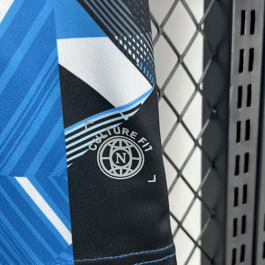 Napoli 2024-25 Coca-Cola Joint edition Kids Kit S-XXL