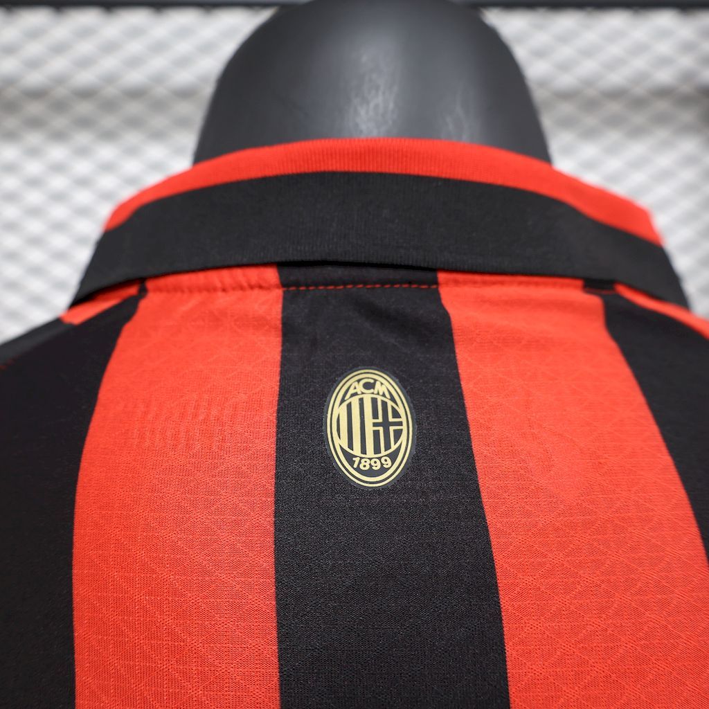 AC Milan 2024-25 125th Anniversary Edition Retro Long Sleeves Jersey P S-XXL