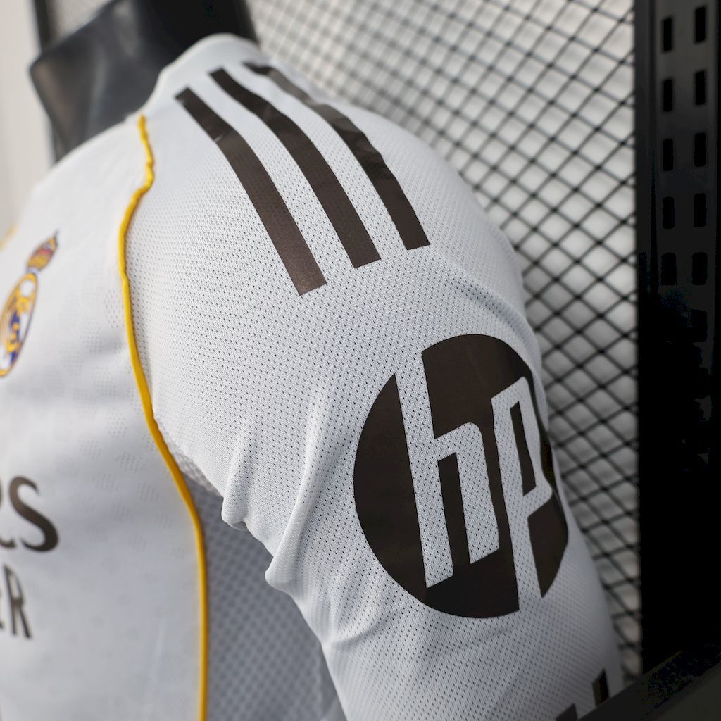 Real Madrid 2025-26 Home Long Sleeves Jersey Player Version S-XXL