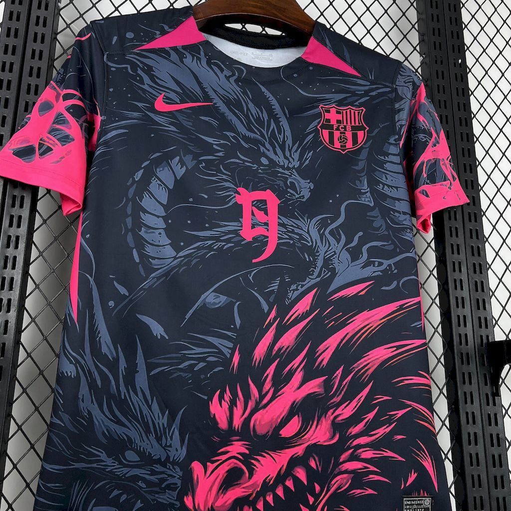 Barcelona 2025-26 Black and Red Special Football jersey S-XXL