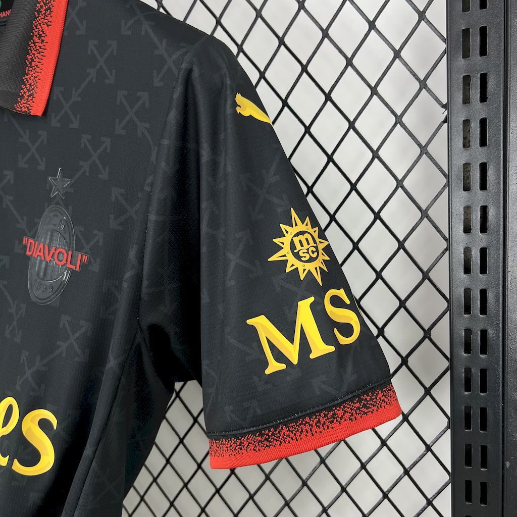 AC Milan 2025-26 Co-Branded Edition Jersey S-XXXXL S-XXL