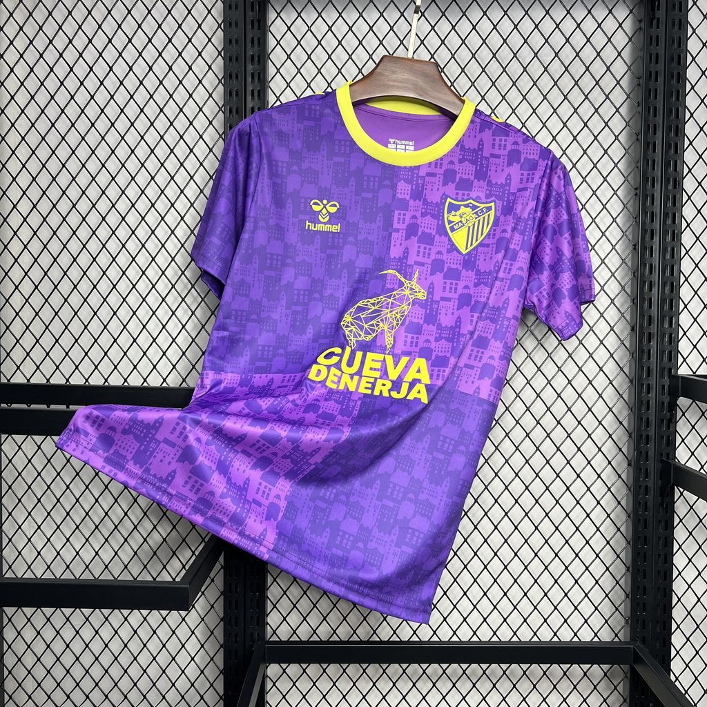 Malaga 2024-25 Purple pre-match training Jersey S-XXL S-XXL