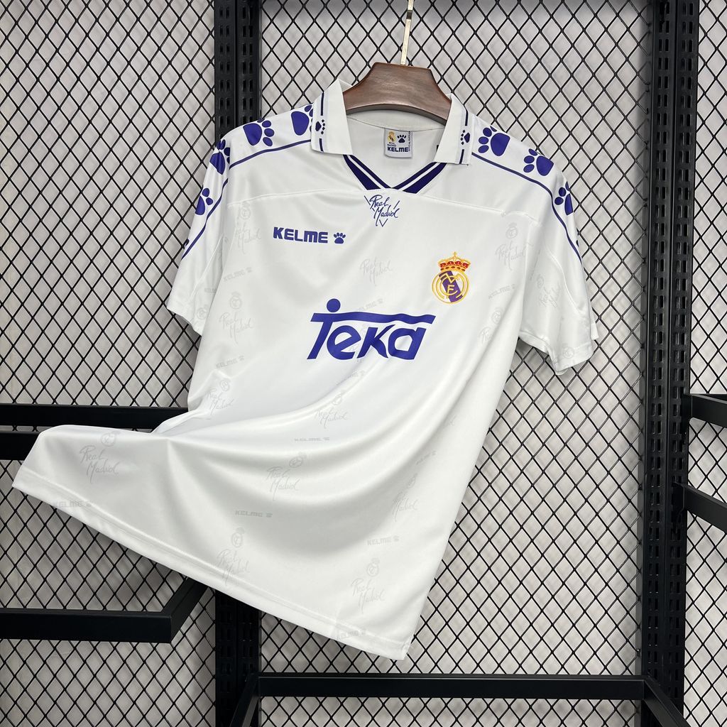 Real Madrid 1994-96 Home Retro Jersey S-XXL