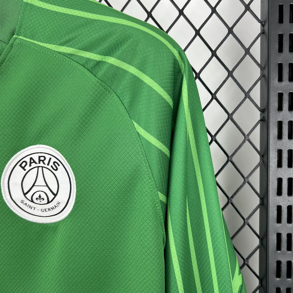 PSG 25-26 Green goalkeeper Long Sleeves Football jersey S-XXL