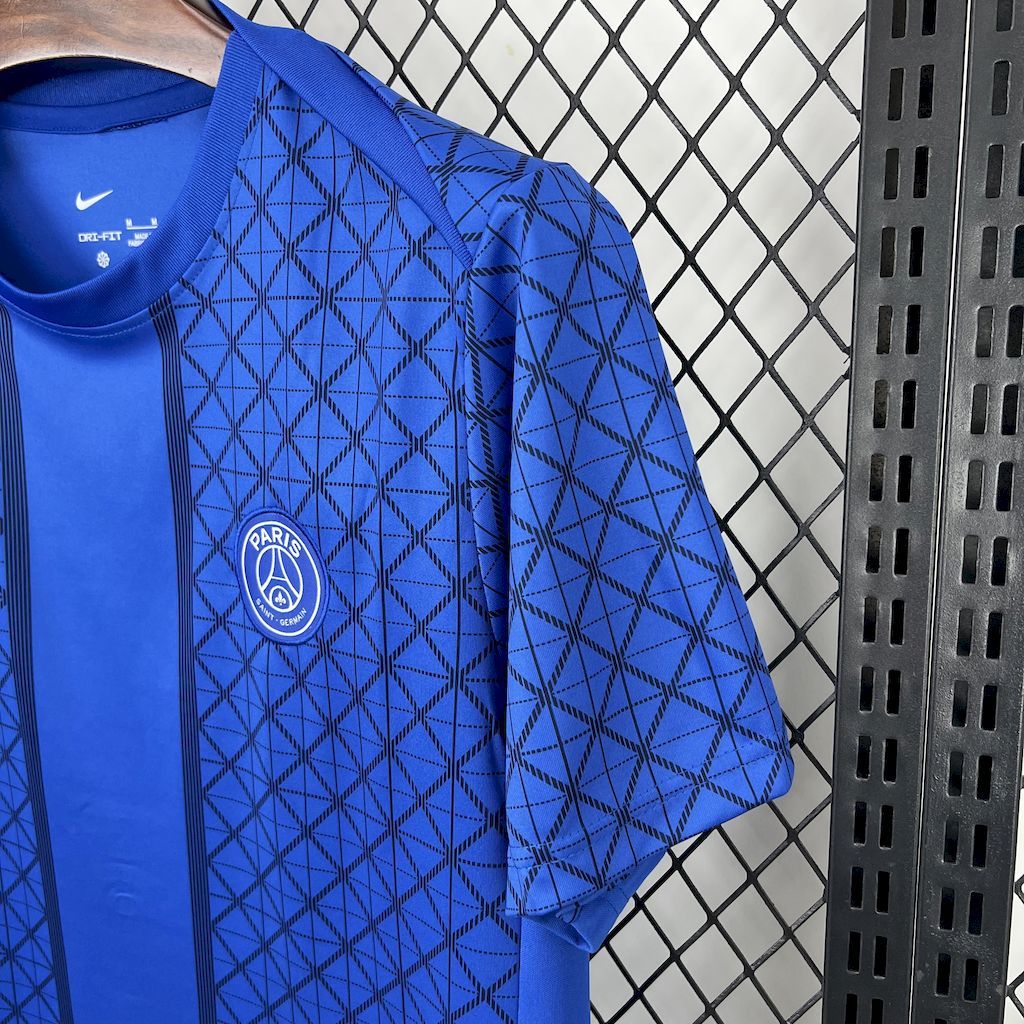 PSG 25-26 Pre-match training blue Football Jersey S-XXL