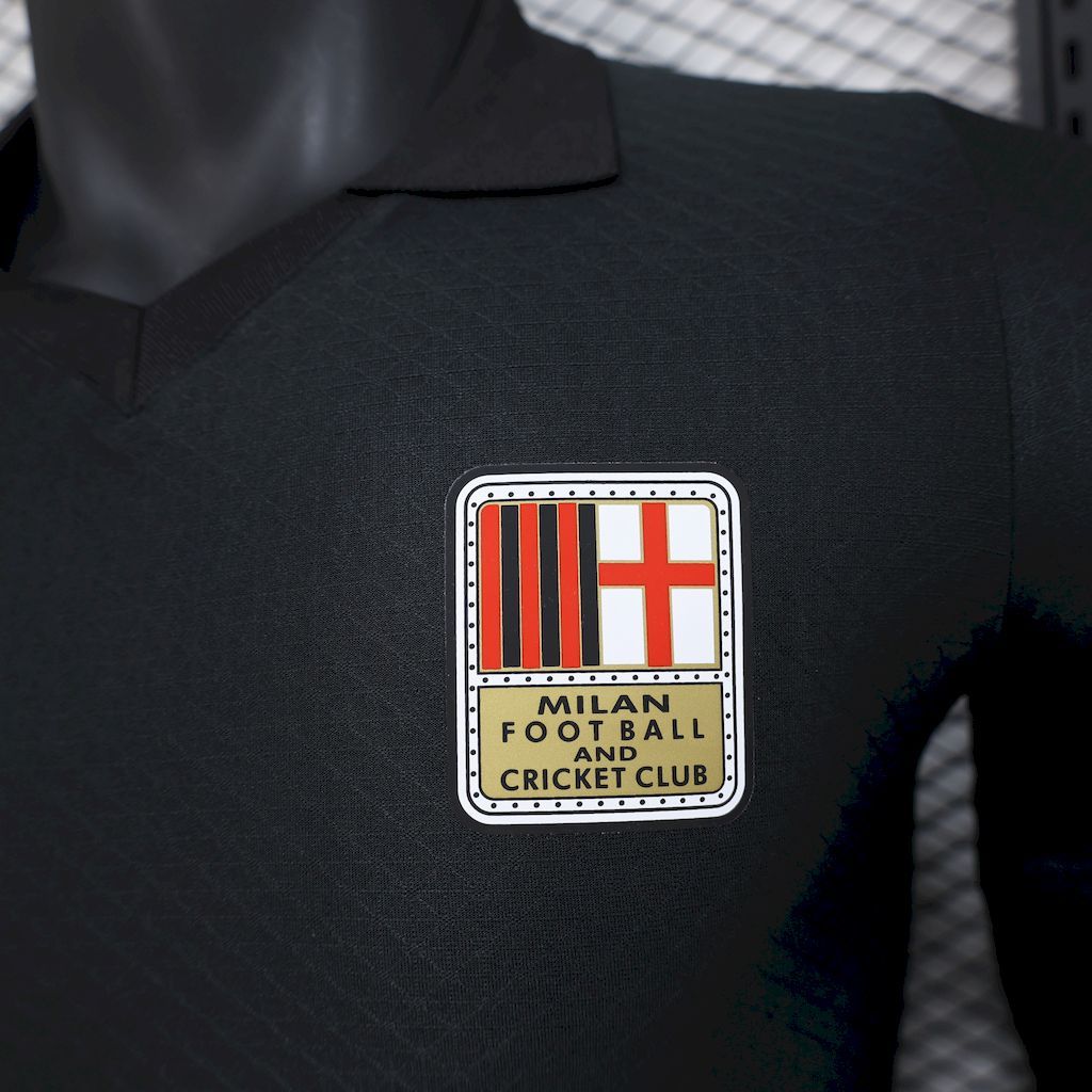 AC Milan 2024-25 125th Black goalkeeper Retro Long Sleeves Jersey Play S-XXL