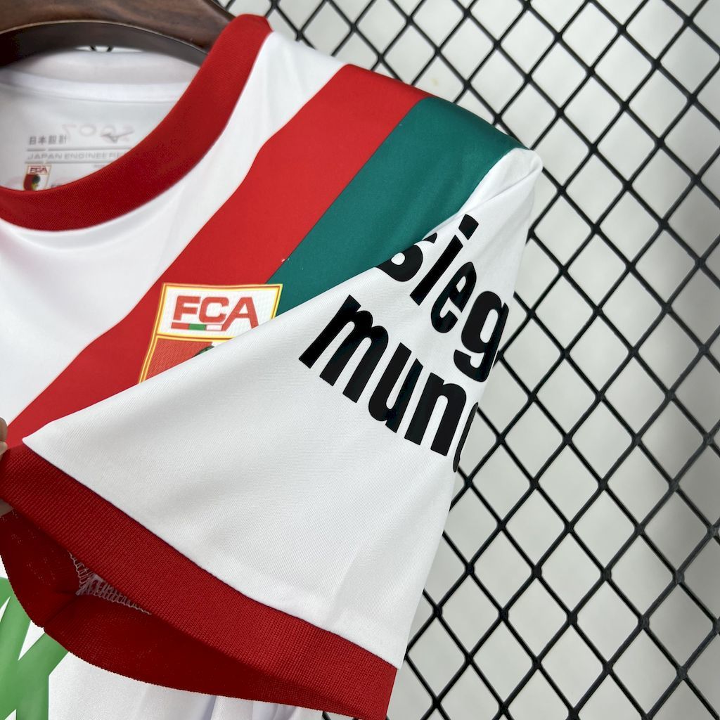FC Augsburg 2025-26 Home Football Jersey S-XXL