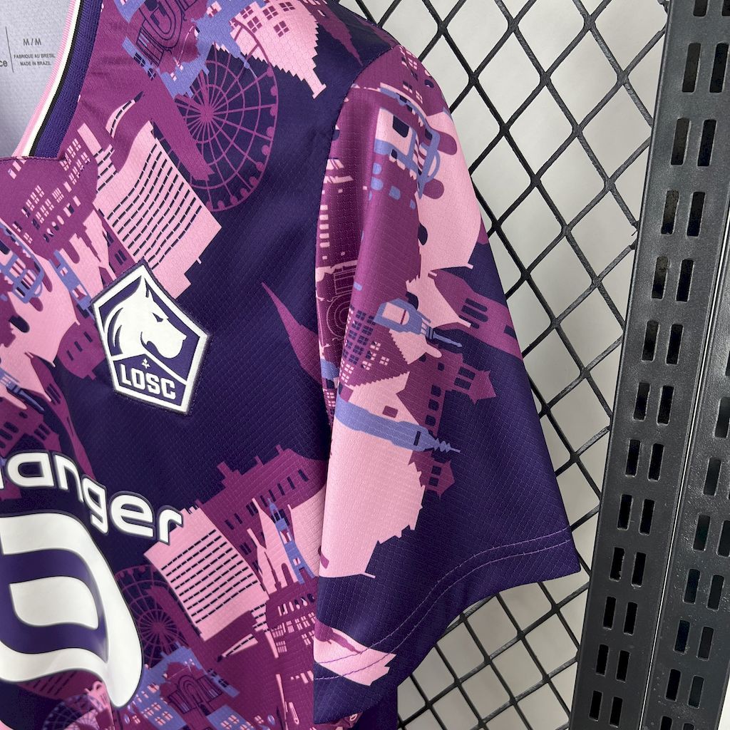 Top 11 Lille OSC 2025-26 Away Football Jersey S-XXL