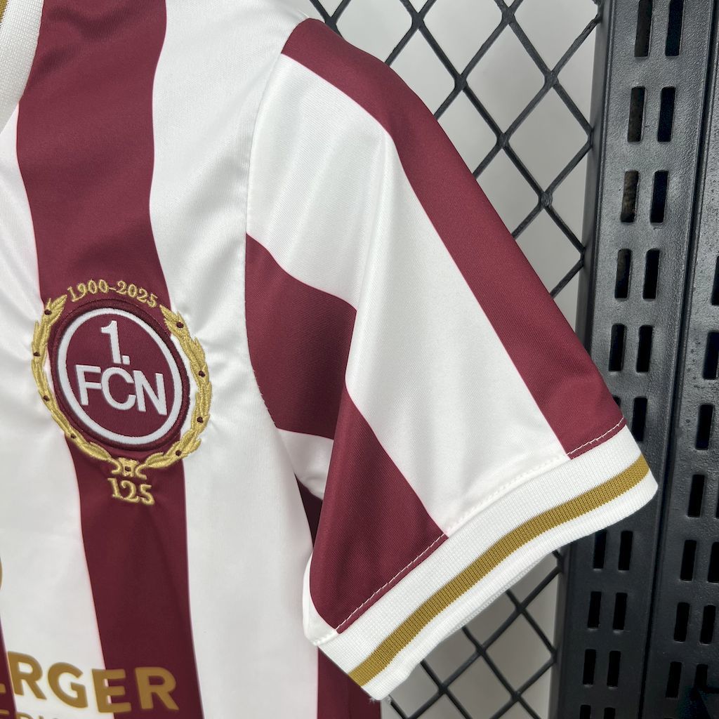 1. FC Nurnberg 2025-26 125th Anniversary Kids Kit S-XXL