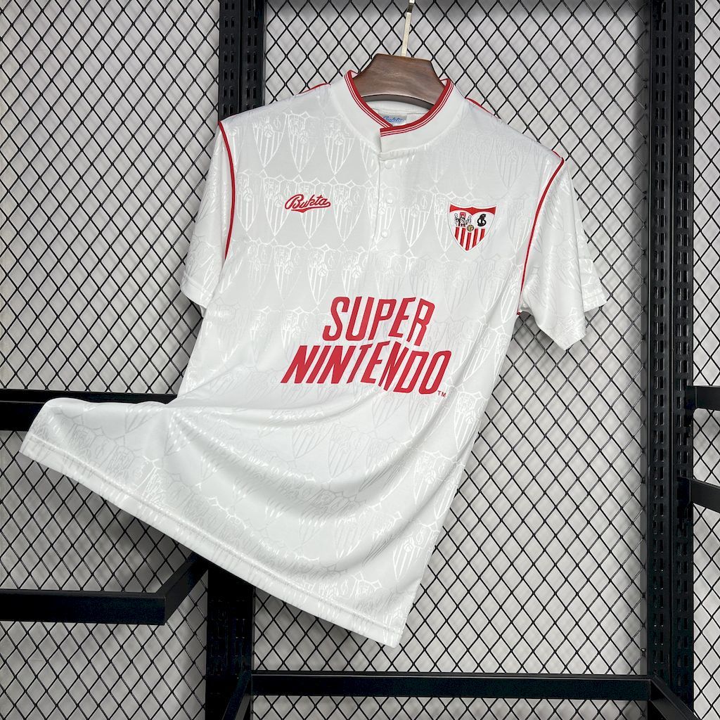 Sevilla FC 1991-92 Home Retro Jersey S-XXL S-XXL