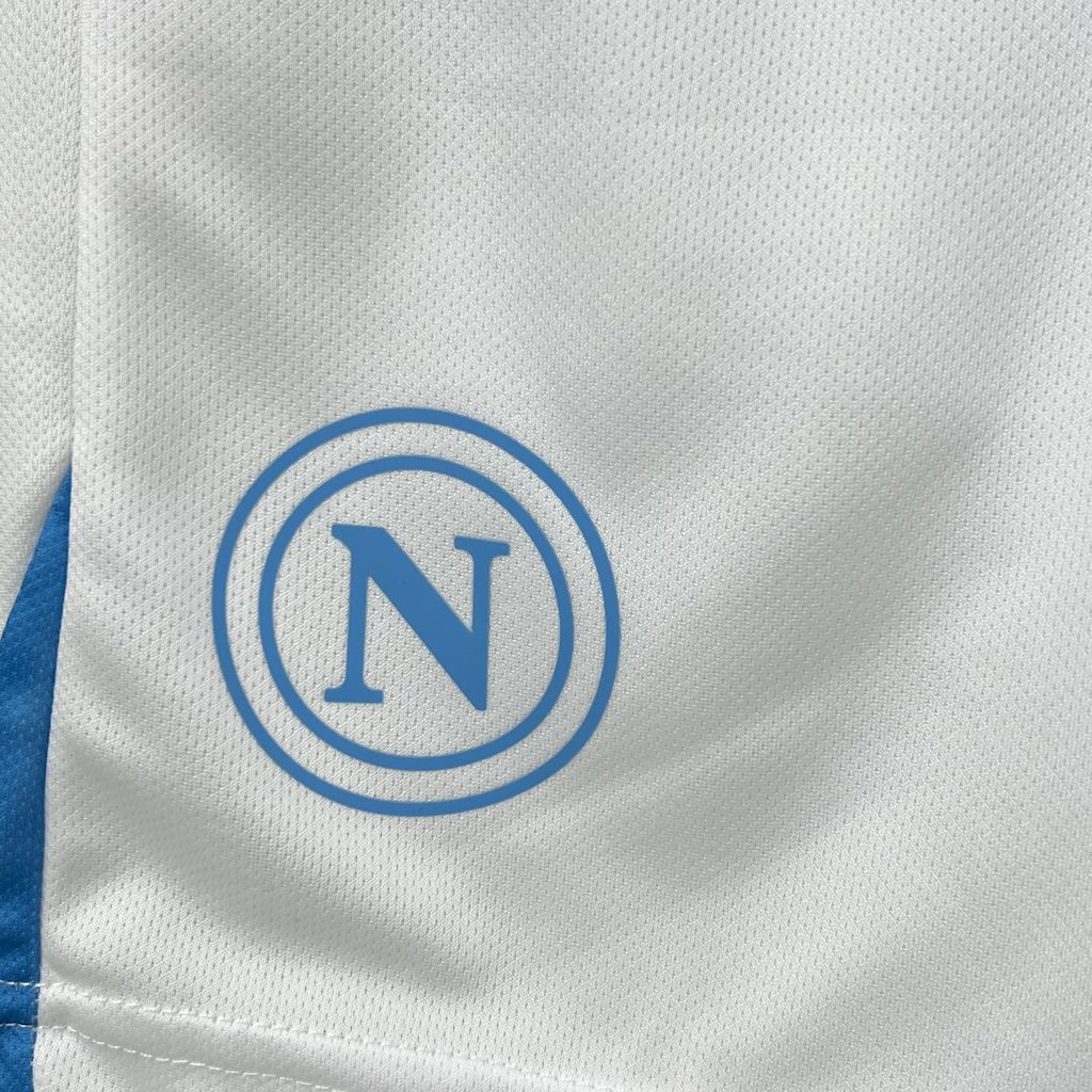 Napoli 2024-25 Coca-Cola Joint edition Kids Kit S-XXL