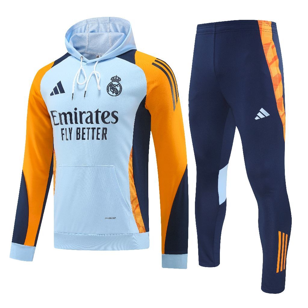 Real Madrid 2024-25 Hoodie+Pant S-XXL