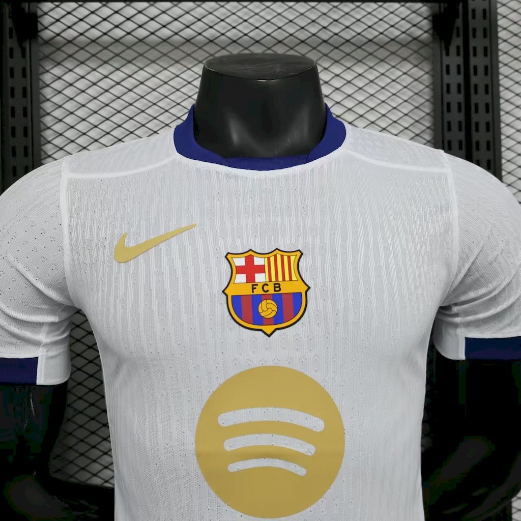 Barcelona 2024-25 White exposure version Jersey Player Version S-XXL