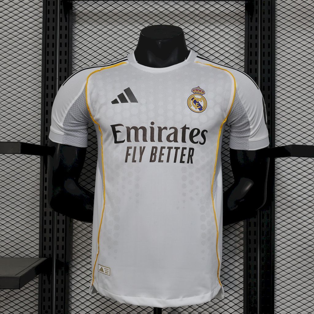 Real Madrid 2025-26 Home Jersey Player Version S-XXL