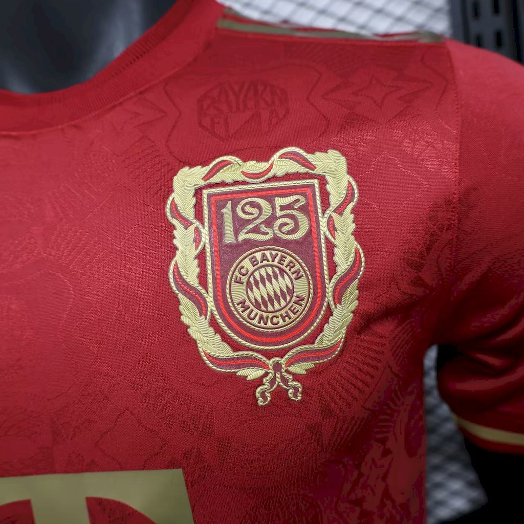 Bayern Munich 2025-26 125 Years Jersey Player Version S-XXL