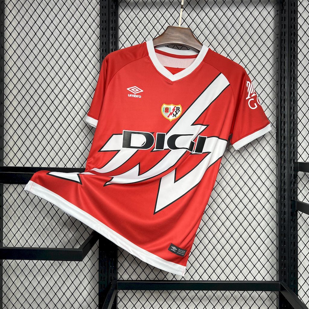 Rayo Vallecano 2024-25 Home Jersey S-XXL S-XXL