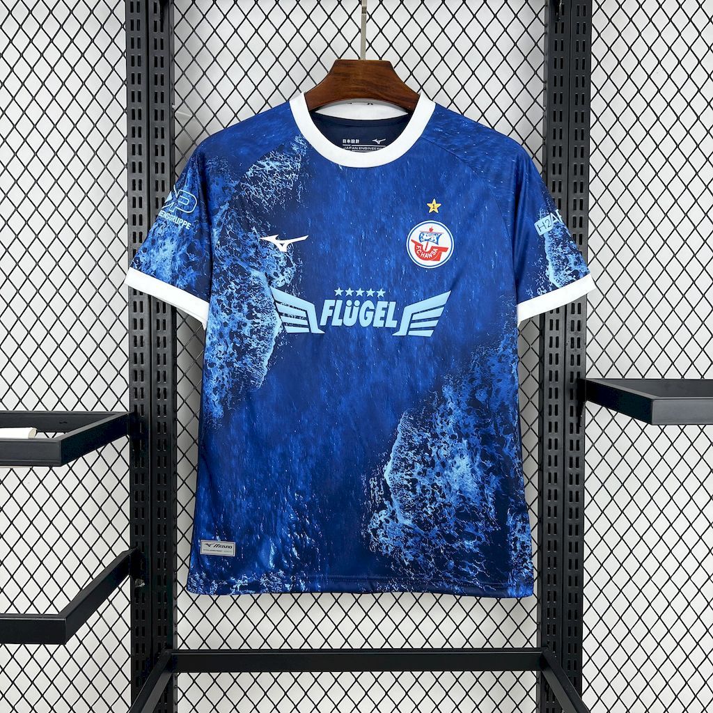 FC Hansa Rostock 2025-26 Baltic Sea Special Edition Football Jersey S-XXL