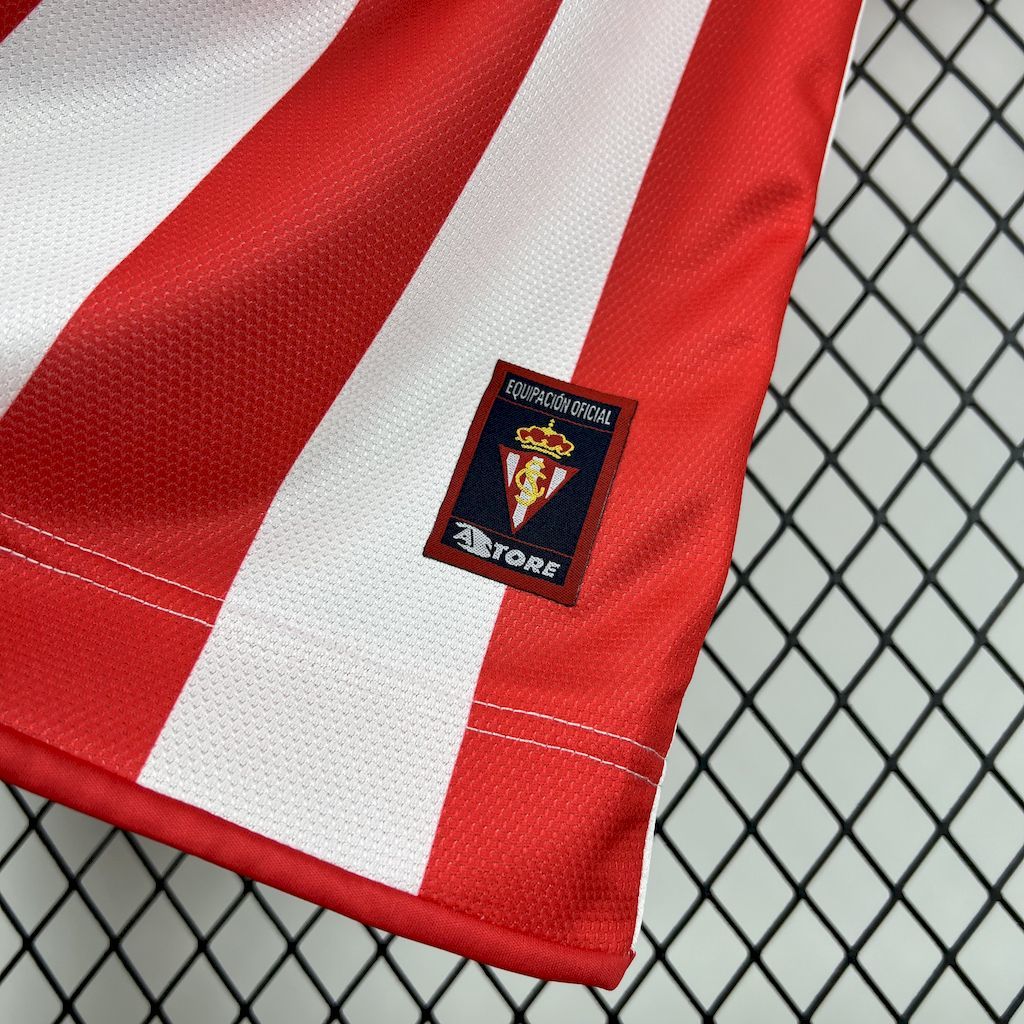 Sporting de Gijon 2008-09 Home Retro Jersey S-XXL