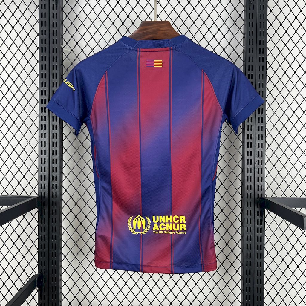 Barcelona 2025-26 Home Womens Football Jersey S-XXL