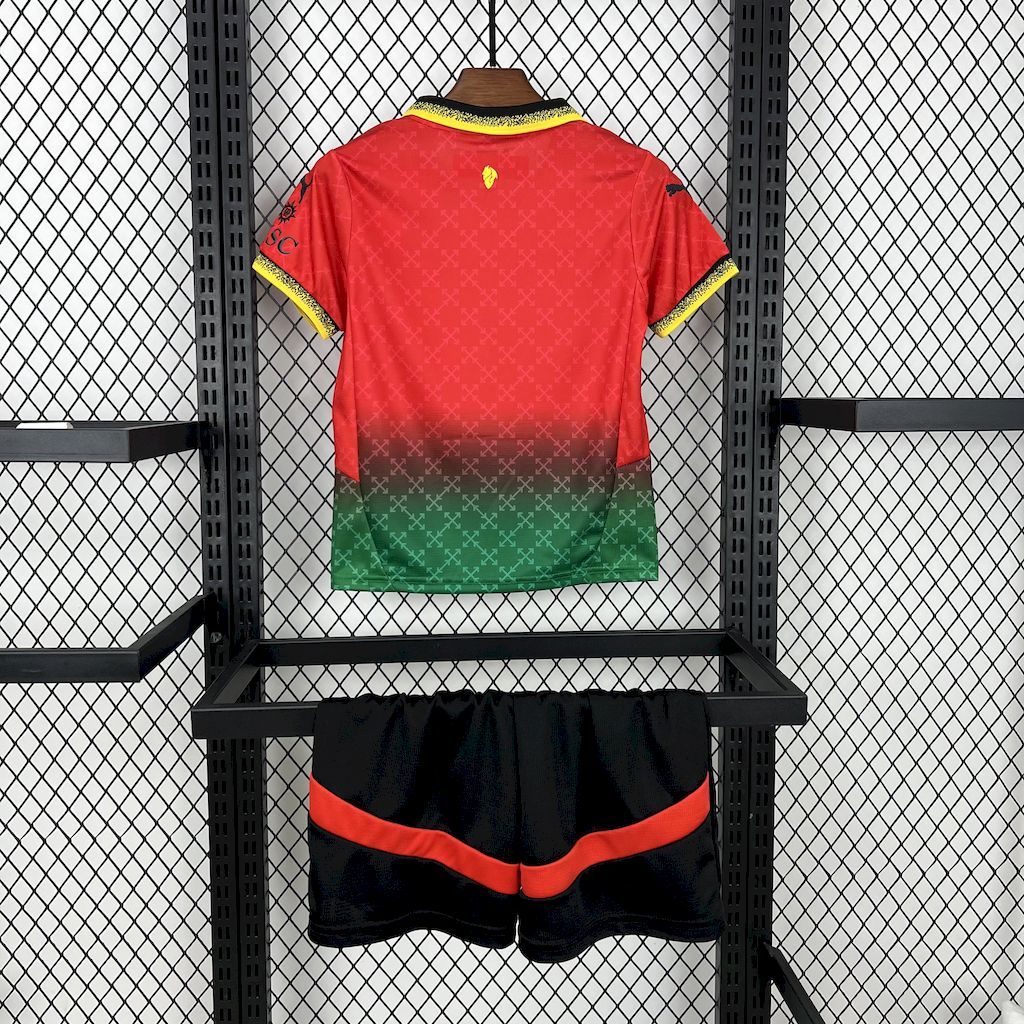 AC Milan 2025-26 Co-Branded Red Edition Kids Kit S-XXL