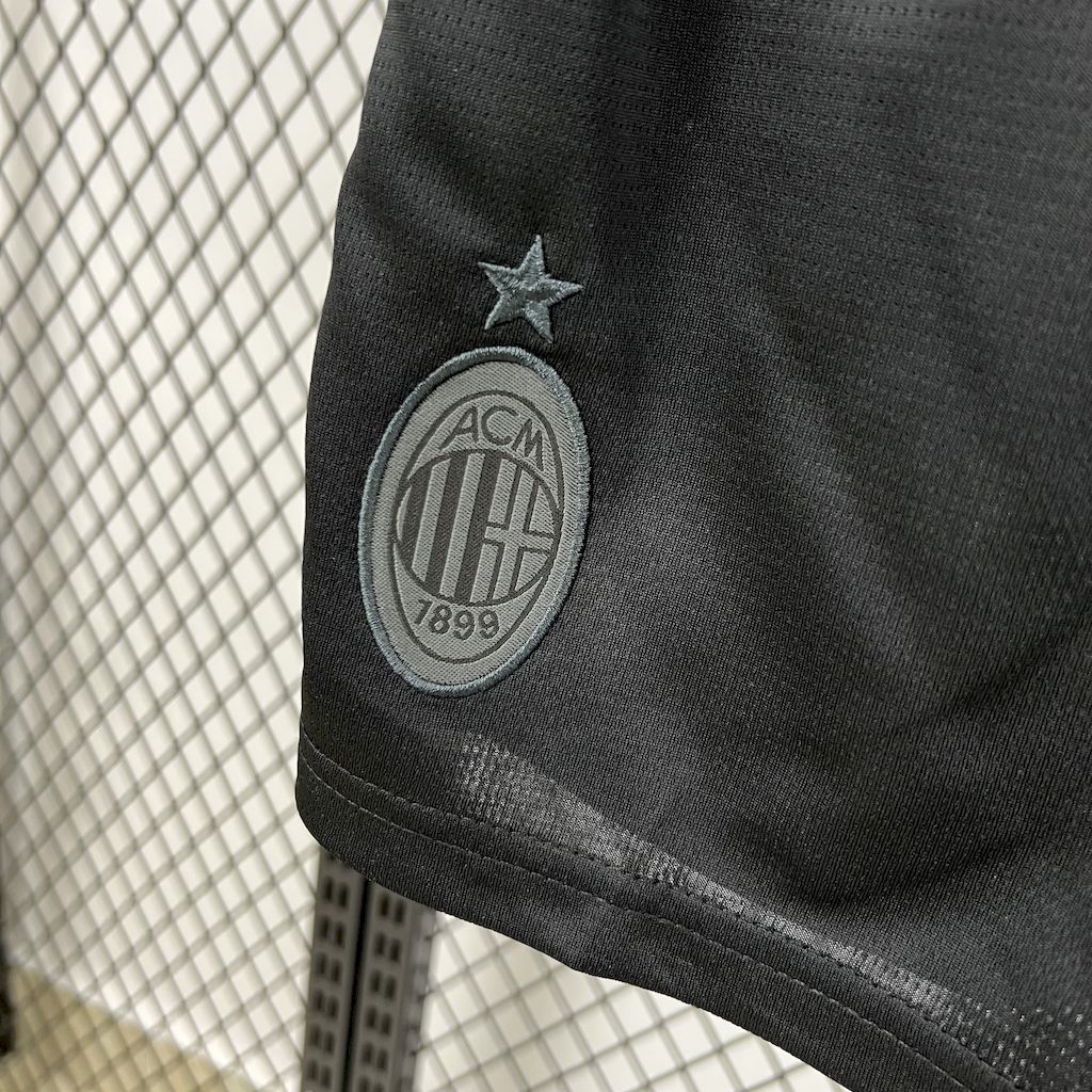 AC Milan 2025-26 Co-Branded Black Edition Kids Kit S-XXL