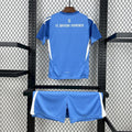 Bayern Munich 2025-26 Blue Goalkeeper Kids Kit S-XXL