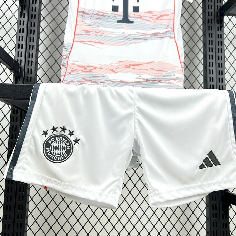 Bayern Munich 2025-26 Away Kids Kit S-XXL