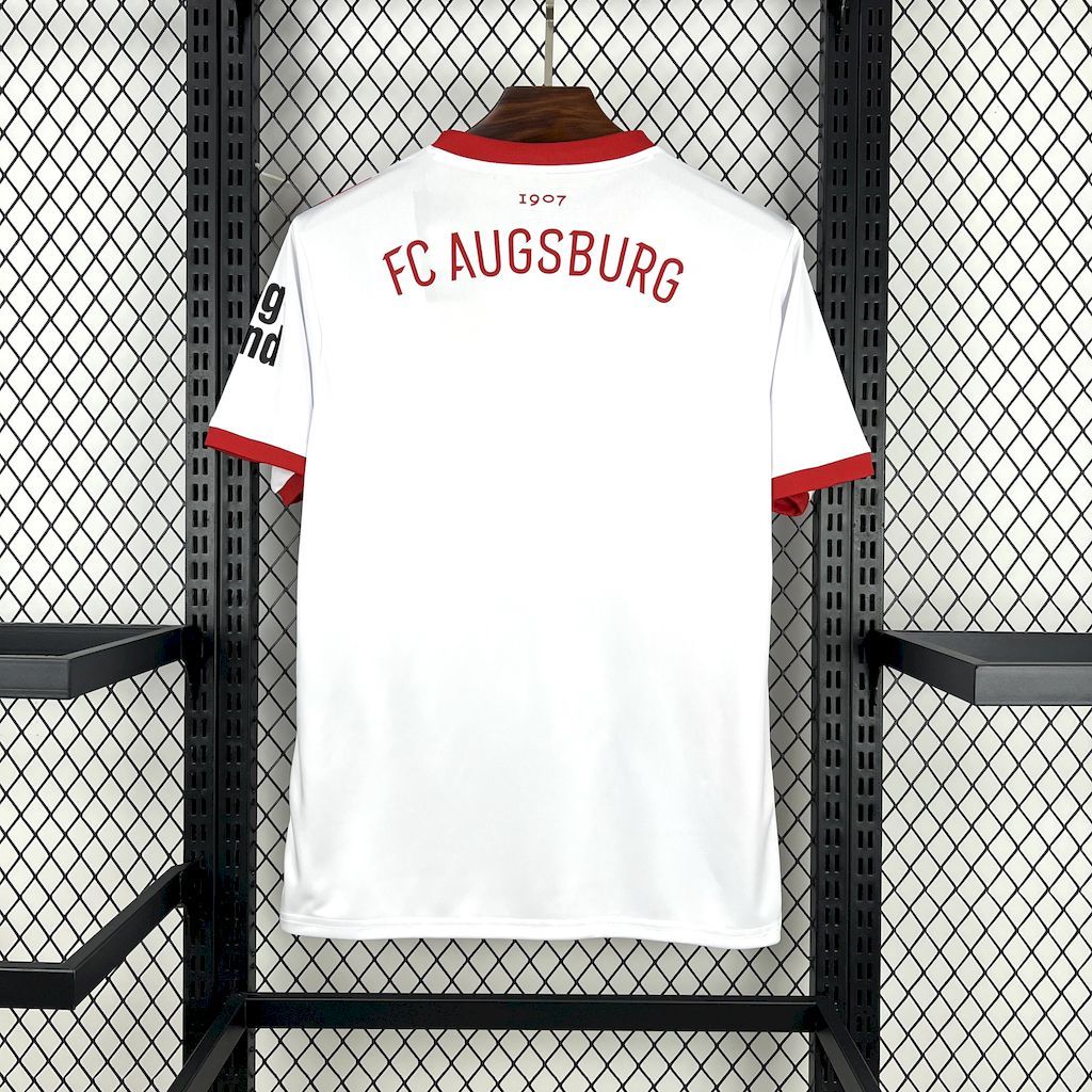 FC Augsburg 2025-26 Home Football Jersey S-XXL