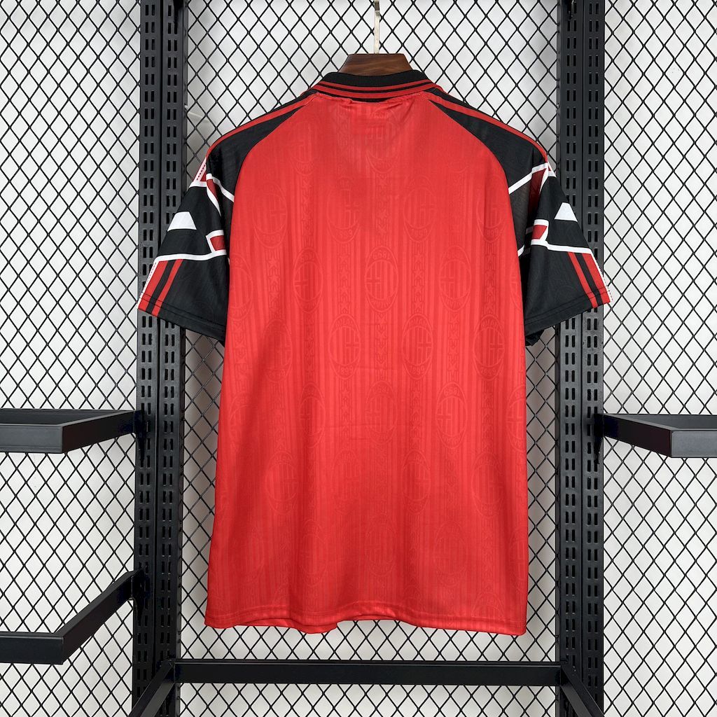 AC Milan 1998-99 Away Red Retro Jersey S-XXL