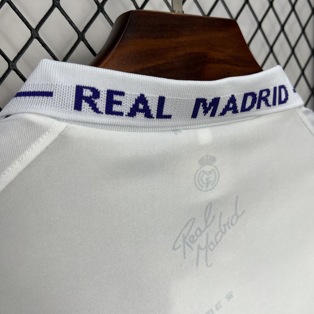 Real Madrid 1994-96 Home Long Sleeve Retro Jersey S-XXL