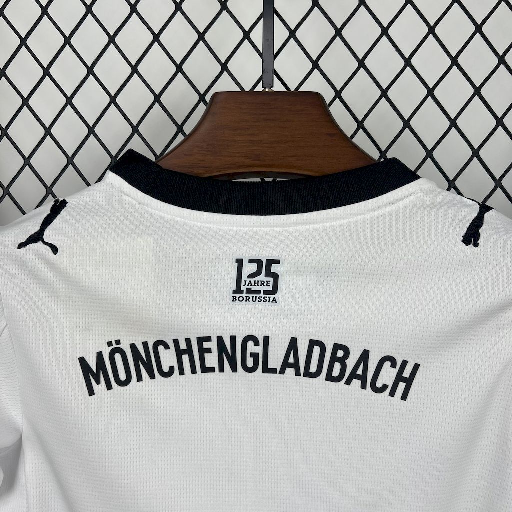 Borussia Mnchengladbach 2025-26 Home Kids Kit S-XXL