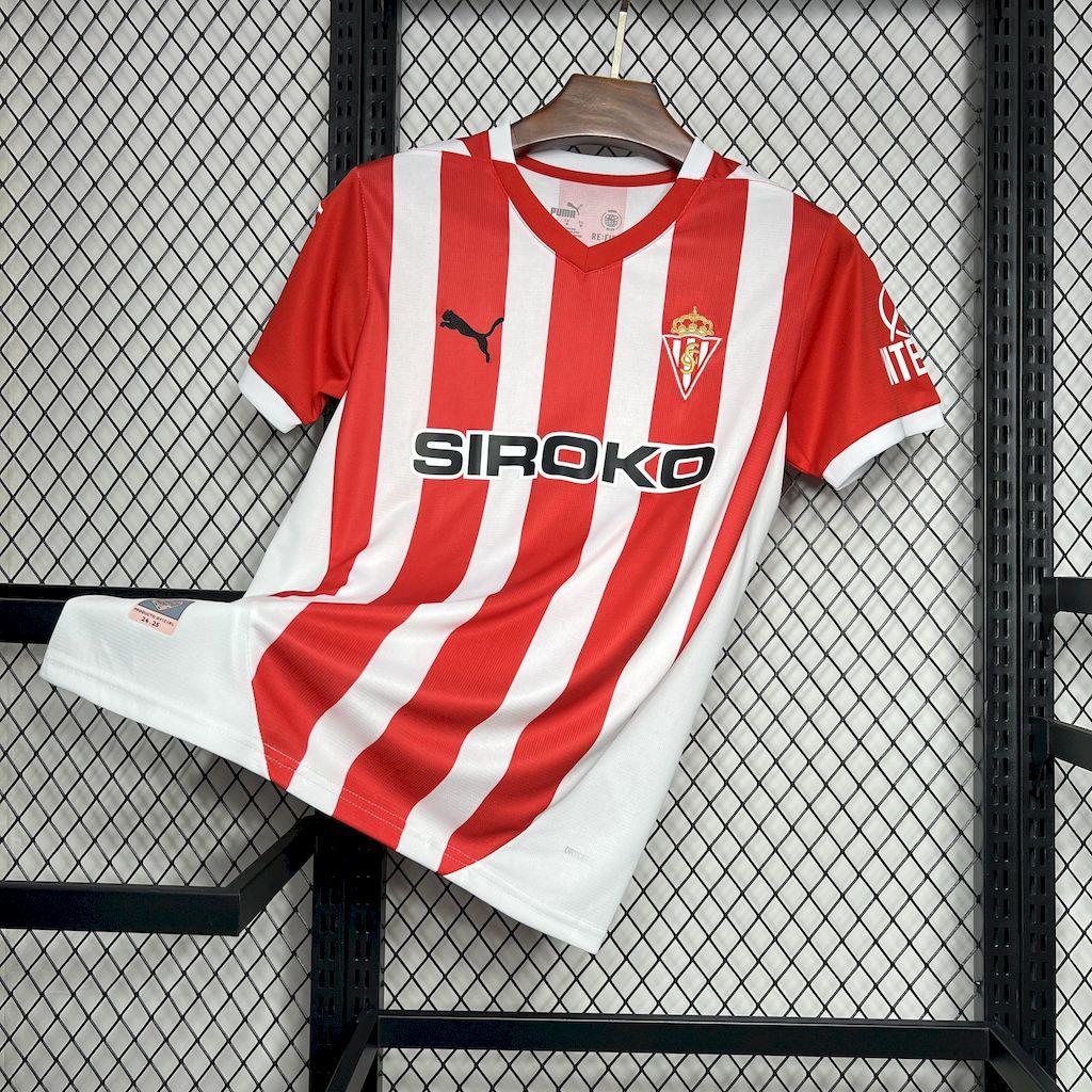Sporting de Gijon 2024-25 Home Jersey S-XXL S-XXL