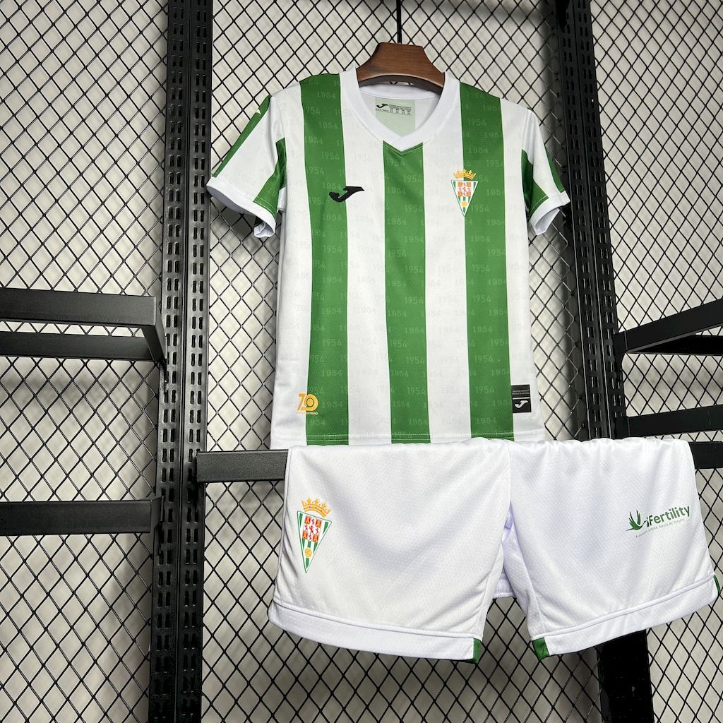 Cordoba CF 2024-25 Home Kids Kit S-XXL