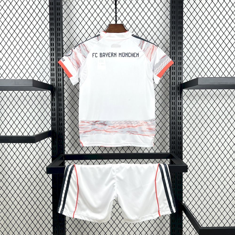 Bayern Munich 2025-26 Away Kids Kit S-XXL