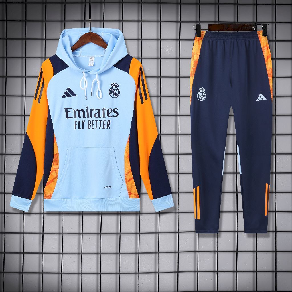 Real Madrid 2024-25 Hoodie+Pant S-XXL