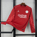 PSG 25-26 Red goalkeeper Long Sleeves Football jersey S-XXL