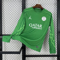 PSG 25-26 Green goalkeeper Long Sleeves Football jersey S-XXL