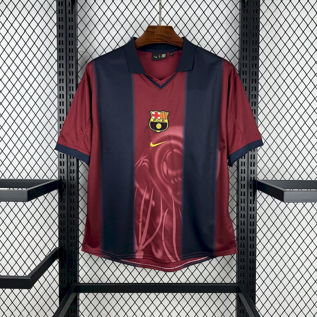 Barcelona 2000-01 Home Retro Skeleton Jersey S-XXL