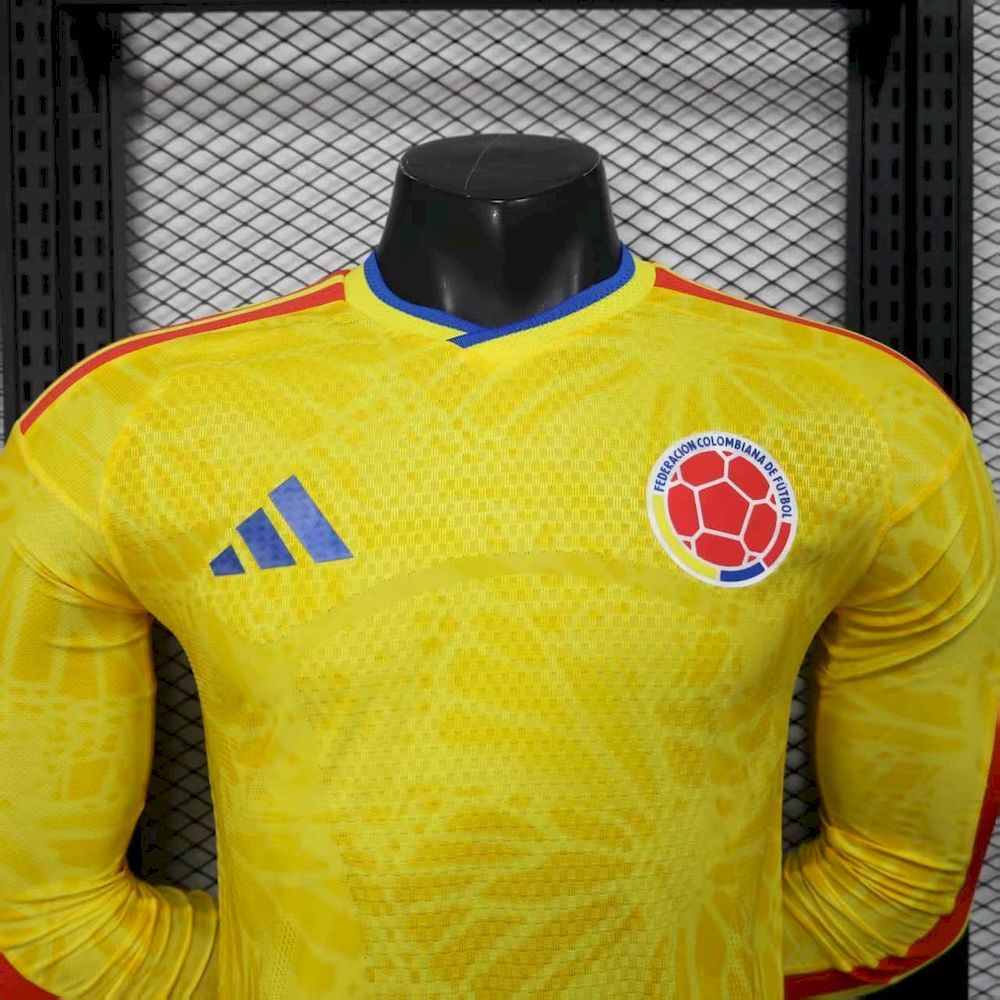 Colombia 2026 - World Cup Home Long Sleeve (Player Version)