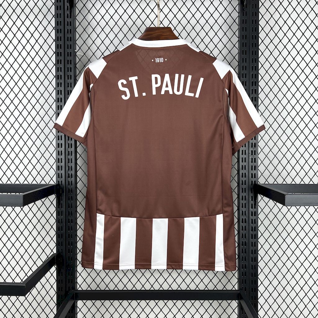 FC St. Pauli 2025-26 Home Football Jersey S-XXL