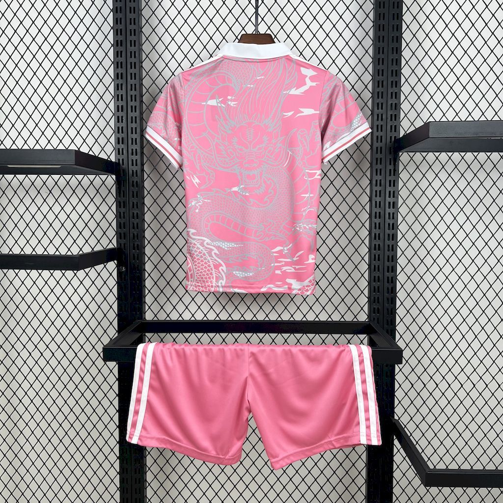 Real Madrid 2023-24 Pink Dragon Special Edition Kids Kit S-XXL