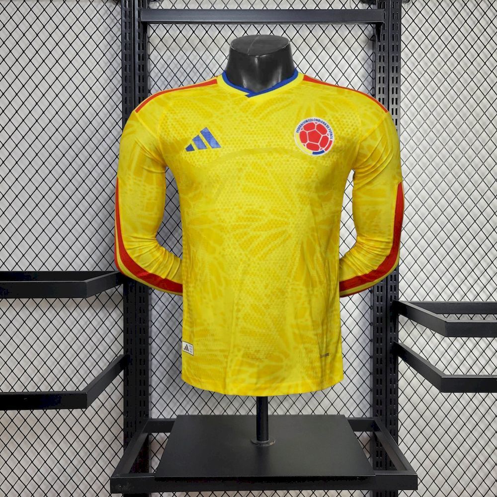 Colombia 2026 - World Cup Home Long Sleeve (Player Version)
