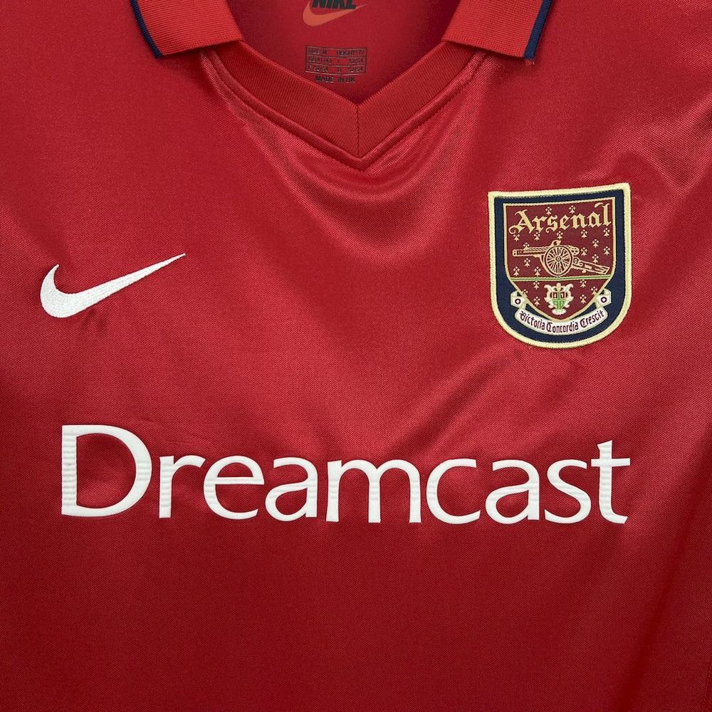 Arsenal 00-01 Home Long Sleeves Retro Jersey
